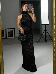 Maxi Dress Iside nero