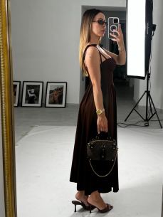 Midi Dress Praya 2.0 choco 2