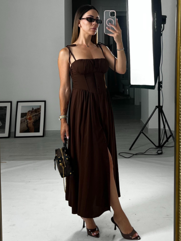 Midi Dress Praya 2.0 choco