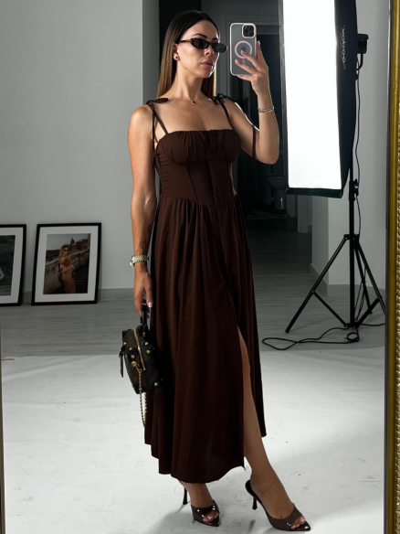 Midi Dress Praya 2.0 choco