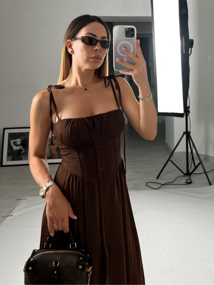 Midi Dress Praya 2.0 choco