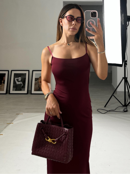 Dress Aisha bordeaux