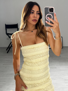 Midi Dress Rihanna giallo 2