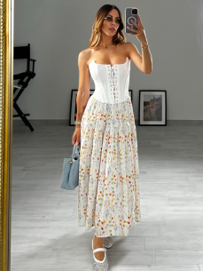 Bustino Kendall bianco 2