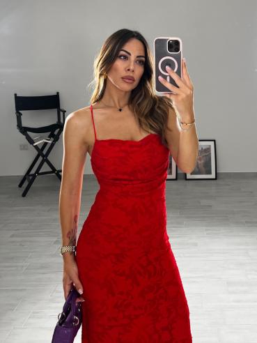Dress Flavia rosso