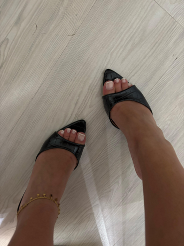 Décolleté Mamba nero