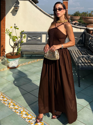 Maxi Dress Francesca choco