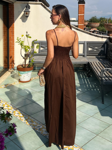 Maxi Dress Francesca choco