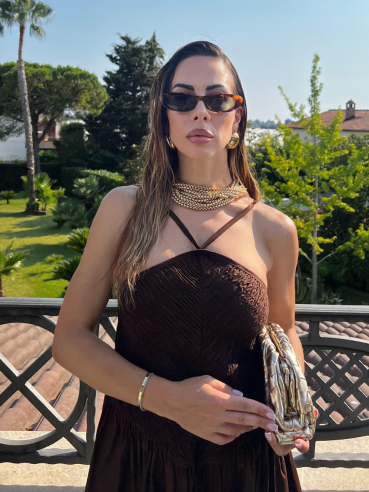 Maxi Dress Francesca choco