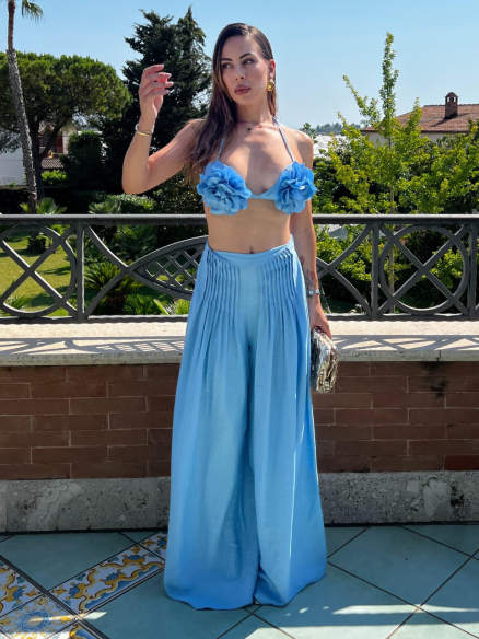 Set Flower celeste Set Flower celeste
