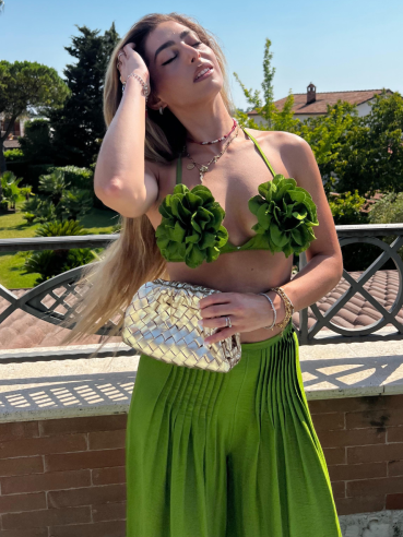 Set Flower verde