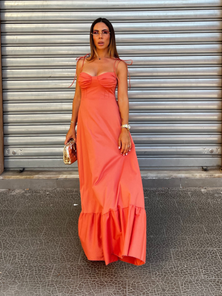 Dress Zaira 2.0 salmone Dress Zaira 2.0 salmone