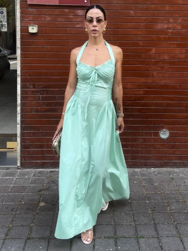Dress Maria latte&menta