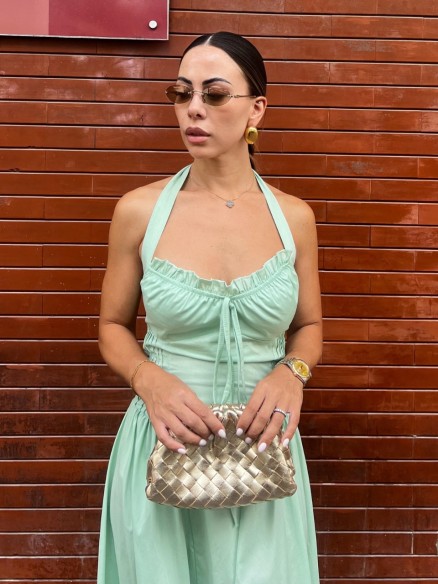 Dress Maria latte&menta Dress Maria latte&menta