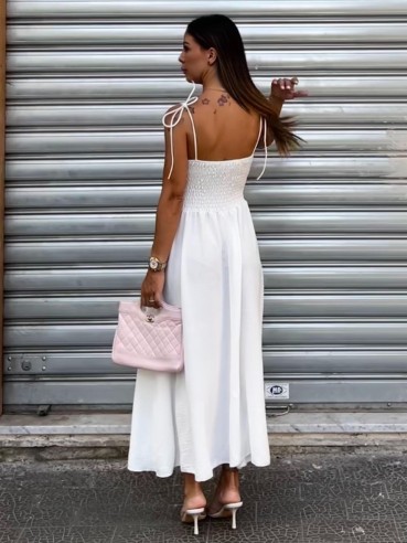 Midi Dress Lucy bianco