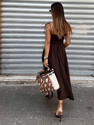 Midi Dress Lucy choco