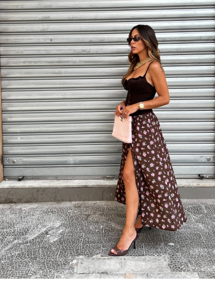 Skirt Giada choco Skirt Giada choco