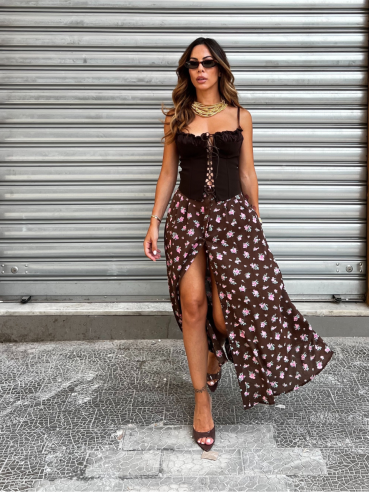 Skirt Giada choco