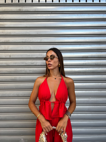 Coordset Flavia rosso