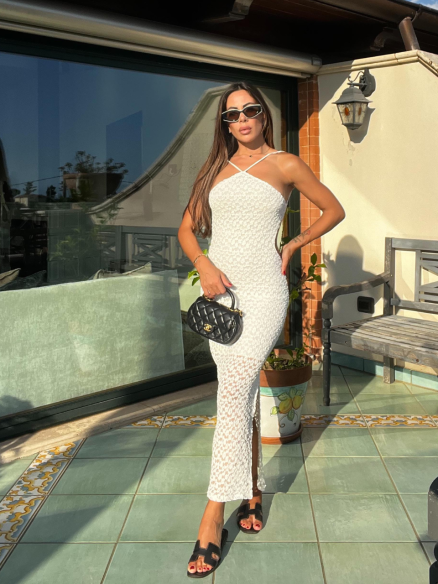 Midi Dress Harper bianco Midi Dress Harper bianco