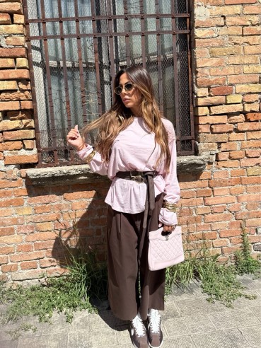 Pantalone Camilla culotte choco