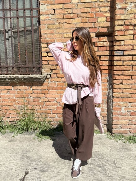 Pantalone Camilla culotte choco