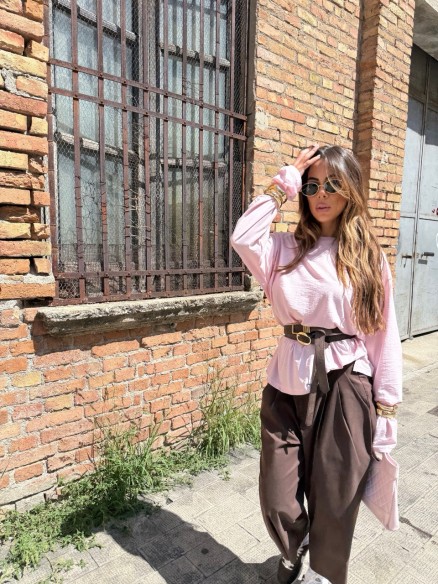 Pantalone Camilla culotte choco