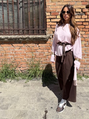 Pantalone Camilla culotte choco