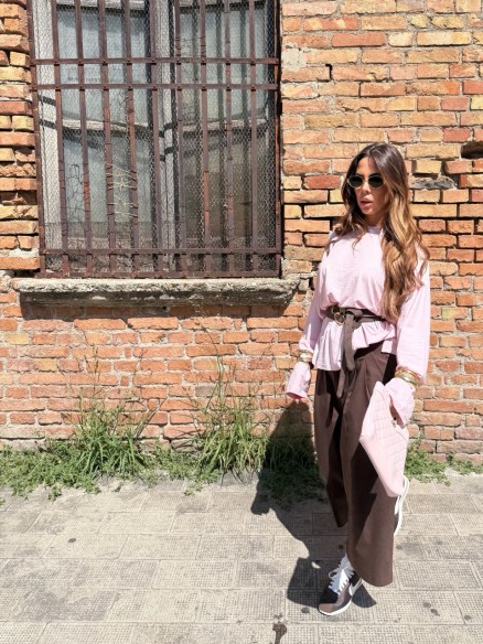 Pantalone Camilla culotte choco