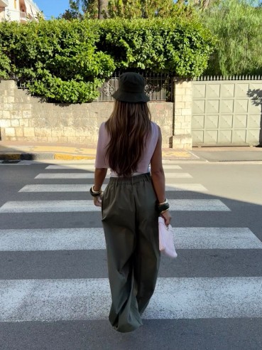 Pantalone Aurora verde
