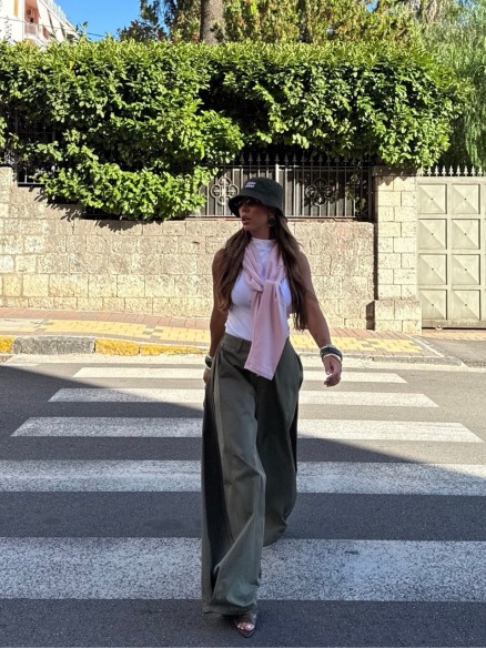 Pantalone Aurora verde Pantalone Aurora verde