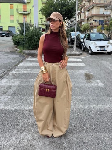 Pantalone Aurora beige