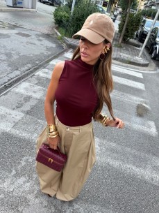 Pantalone Aurora beige 2