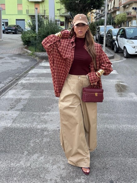 Top giromanica bordeaux Top giromanica bordeaux