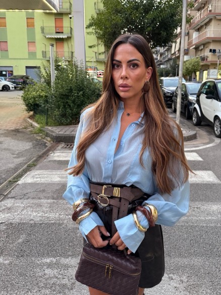 Camicia Isabella cielo