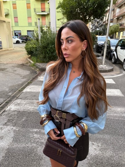 Camicia Isabella cielo