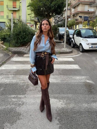 Camicia Isabella cielo