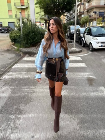 Camicia Isabella cielo