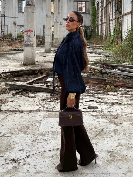 Jeans Kate zampa choco