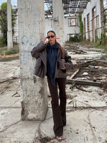 Chiodo Artemide vernice Choco