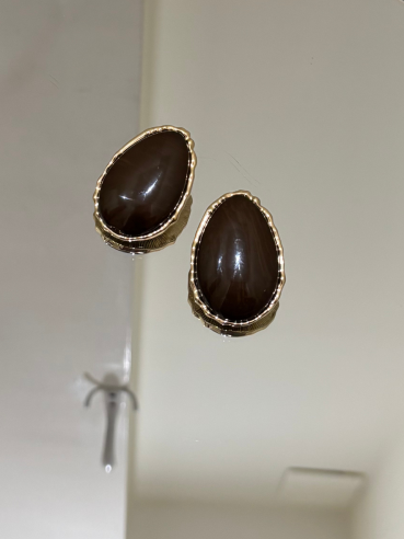 Orecchini Chloé marroni