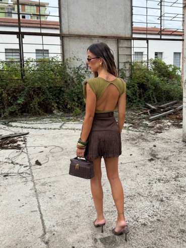 Maglia Layla verde oliva