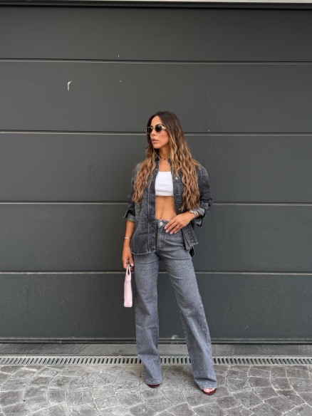 Camicia Marta Denim grigia Camicia Marta Denim grigia