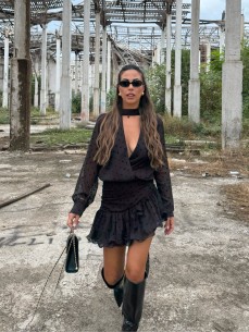 Mini Dress Audrey pois 2