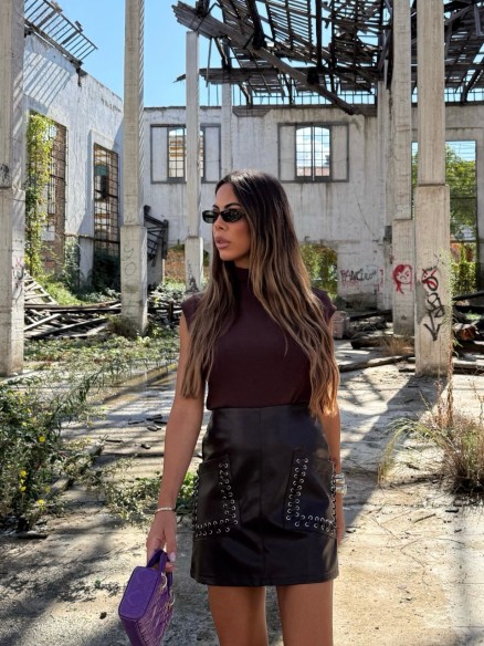 Gonna Elle similpelle choco