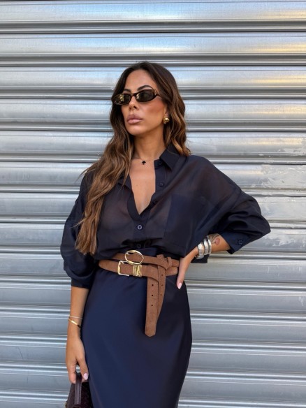 Camicia Isabella blu notte