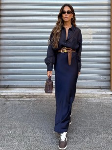 Camicia Isabella blu notte 2