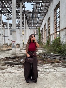 Pantalone Aurora choco