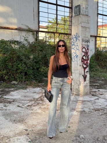 Denim vita media 3841