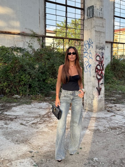 Denim vita media 3841